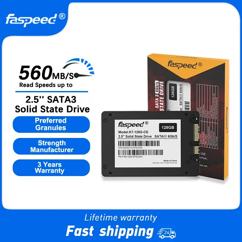 Faspeed SSD 2.5 Sata 3 HDD, PC Ʈ ũž, ָ Ʈ ̺, 1 TB 512 128, 256 GB Sata3 ϵ ũ, 512GB, 256 GB, 128GB, 2T